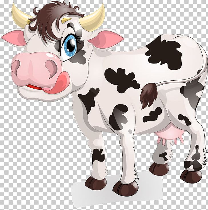 cartoon dairy cow