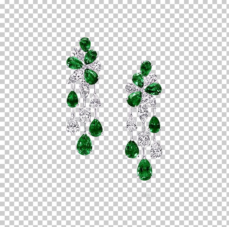 Earring Graff Diamonds Jewellery Emerald PNG, Clipart, Body Jewelry, Carat, Diamond, Earring, Earrings Free PNG Download