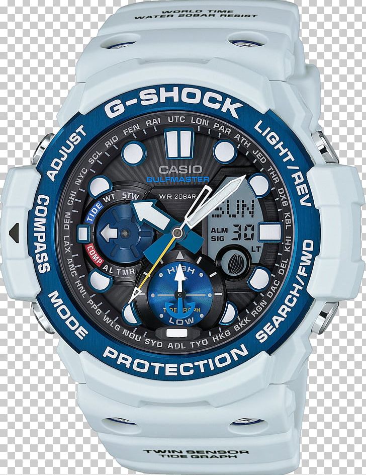 G-Shock Watch Casio White Blue PNG, Clipart, Accessories, Blue, Brand, C 8, Casio Free PNG Download