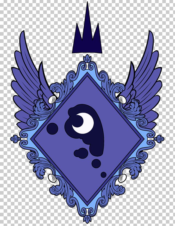 Princess Luna Coat Of Arms Crest Pinkie Pie Rarity PNG, Clipart, Art, Blue, Crest, Cutie Mark Crusaders, Electric Blue Free PNG Download