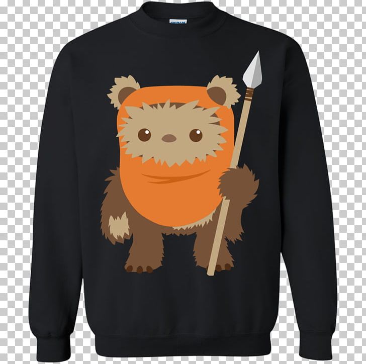 Printed T-shirt Hoodie Sweater PNG, Clipart, Bluza, Clothing, Crew Neck, Ewok, Gildan Activewear Free PNG Download