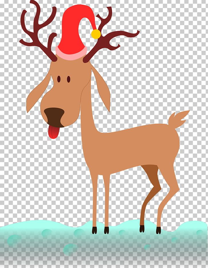 Reindeer Rudolph Santa Claus PNG, Clipart, Animation, Antler, Cartoon, Christmas, Deer Free PNG Download