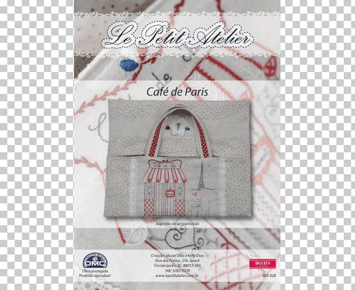 Coffee Le Petit Atelier Eiffel Tower Textile Embroidery PNG, Clipart, Beige, Brand, Coffee, Eiffel Tower, Embroidery Free PNG Download
