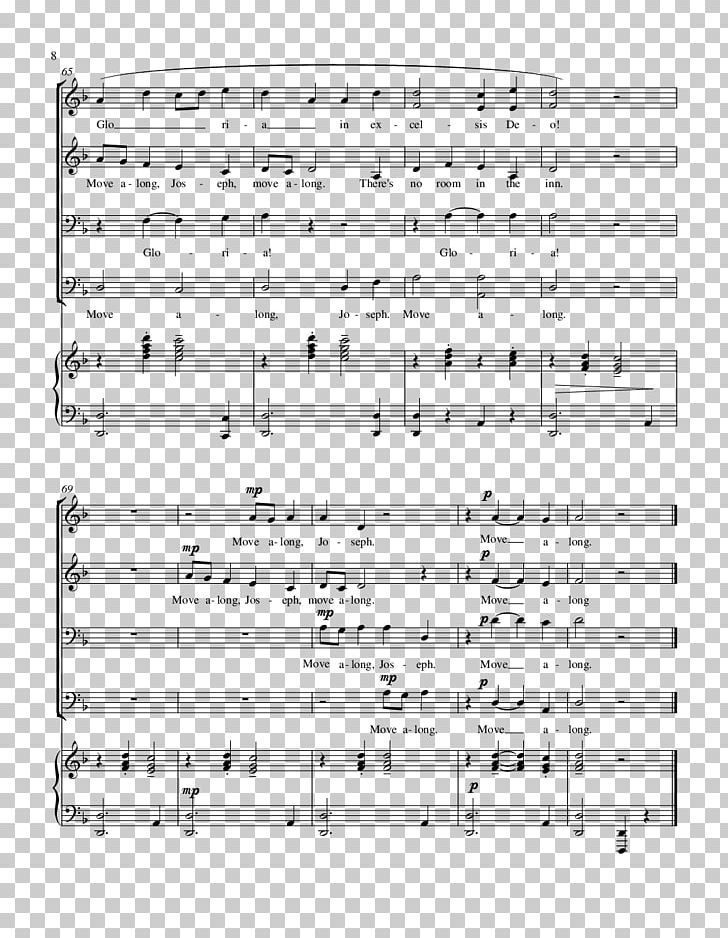 Shrek The Musical Sheet Music Choir PNG, Clipart, Angle, Area, Black And White, Choir, Composer Free PNG Download