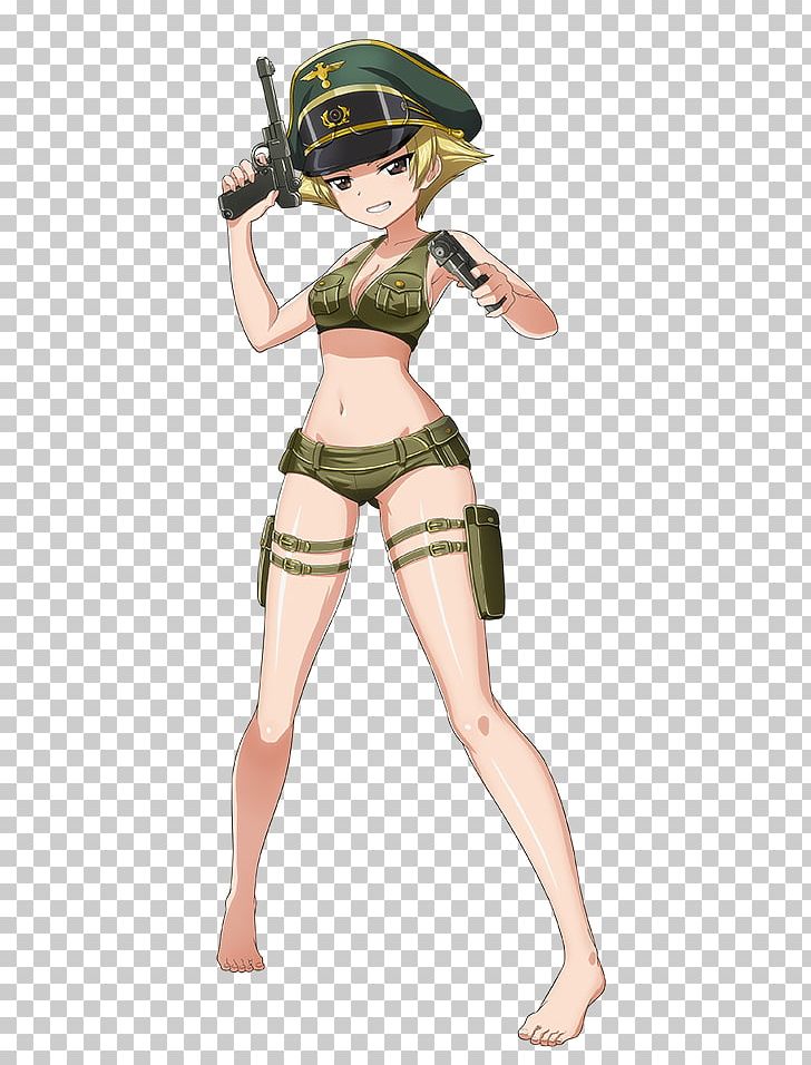Tank Kantai Collection ANIME Japan PNG, Clipart, Anime, Arm, Breasts, Brown Hair, Costume Free PNG Download