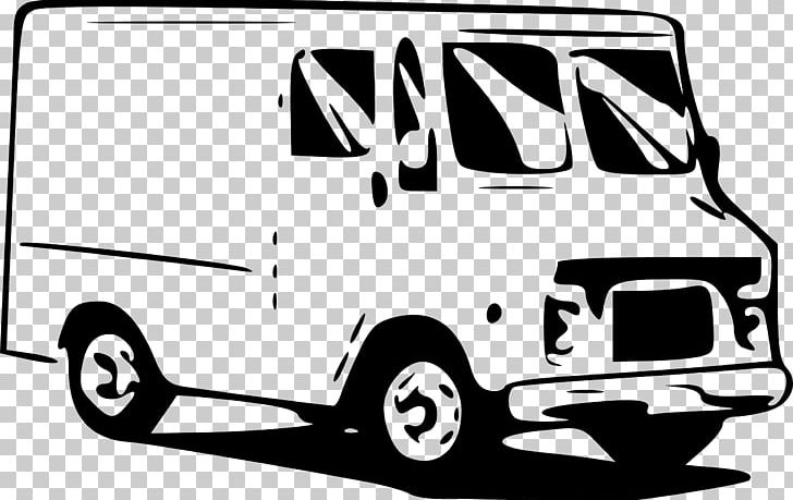 Food Truck Car PNG, Clipart, Autom, Automotive Exterior, Black And White, Brand, Commercial Vehicle Free PNG Download