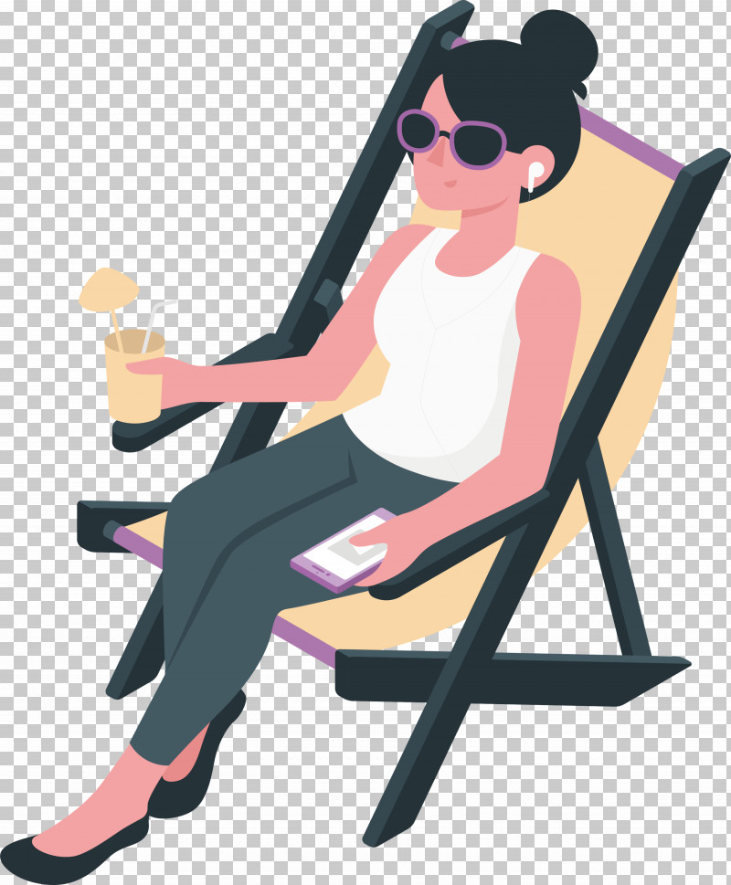 Beach Summer Vacation PNG, Clipart, Beach, Behavior, Chair, Holiday, Human Free PNG Download