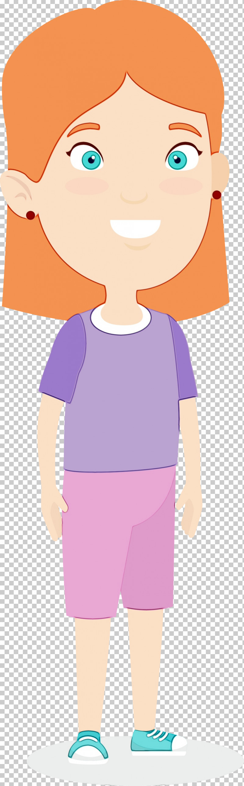 Cartoon Violet Shoulder Neck Joint PNG, Clipart, Cartoon, Child, Joint, Neck, Paint Free PNG Download