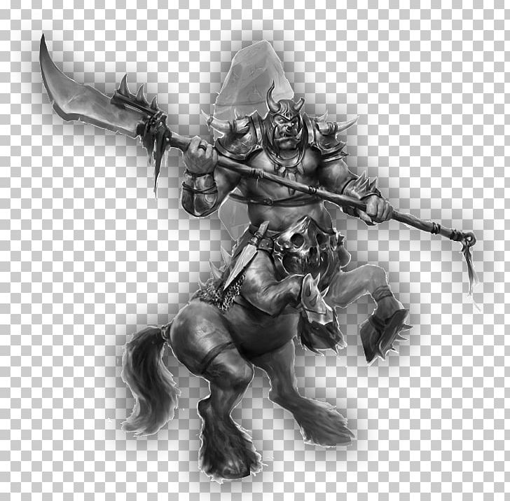 Ogre Demon Centaur Legendary Creature /m/02csf PNG, Clipart, Art, Artstation, Bestiarii, Black And White, Centaur Free PNG Download