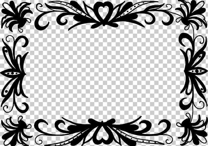 Black And White Art Baroque Frames PNG, Clipart, Art, Black, Black And White, Branch, Butterfly Free PNG Download