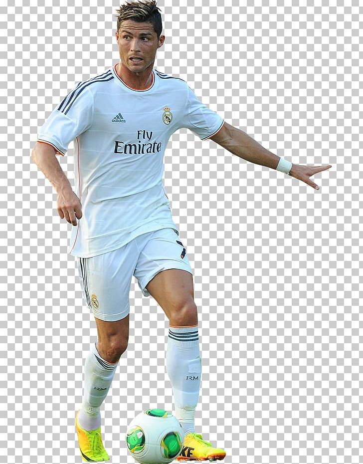 Cristiano Ronaldo Real Madrid C.F. Football Player Rendering PNG, Clipart, Ball, Bicycle Kick, Blue, Clothing, Competition Event Free PNG Download