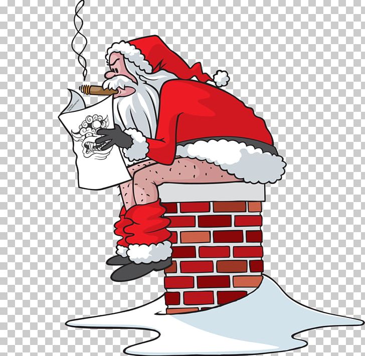 Santa Claus Chimney PNG, Clipart, Art, Bad Santa, Beard, Chimney, Christmas Free PNG Download