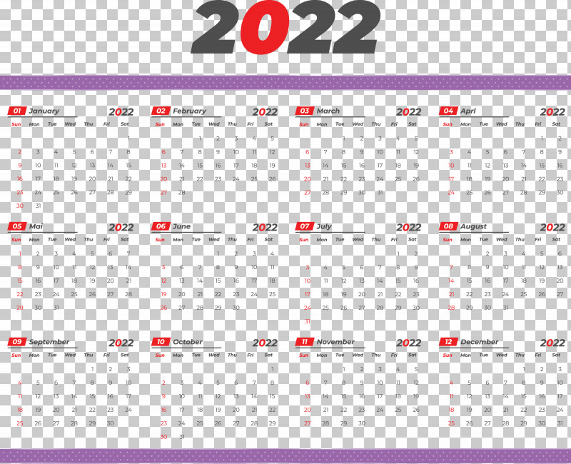 2022 Yeary Calendar 2022 Calendar PNG, Clipart, Calendar System, Flat Design, Meer, Royaltyfree, Vector Free PNG Download