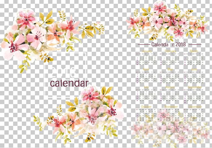 Calendar 2018 Lexus ES Time Template PNG, Clipart, 2018 Calendar, Calendar Template, Cherry, Christmas Decoration, Decorative Free PNG Download