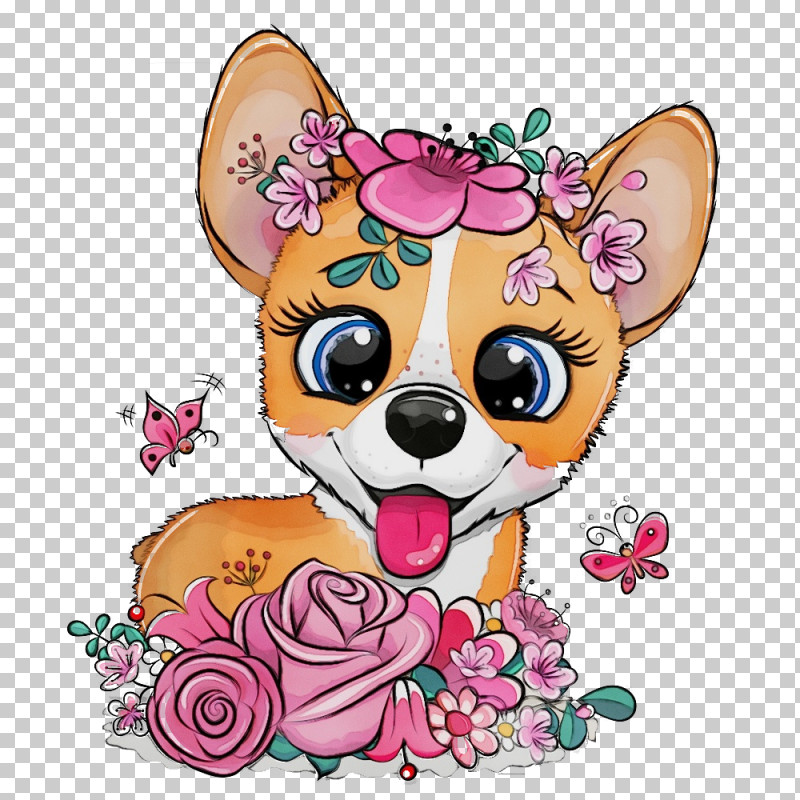 Cartoon Dog Chihuahua Pink Puppy PNG, Clipart, Cartoon, Chihuahua, Dog,  Paint, Pink Free PNG Download