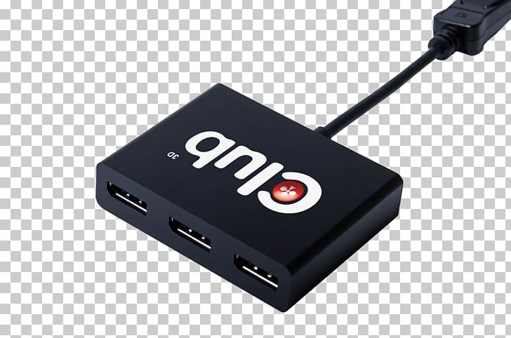 DisplayPort Club 3D Ethernet Hub Computer Port 1+2 Ports USB 3.0 Changeover Switch Club3D CSV PNG, Clipart, 3 D, Adapter, Cable, Club, Club 3d Free PNG Download