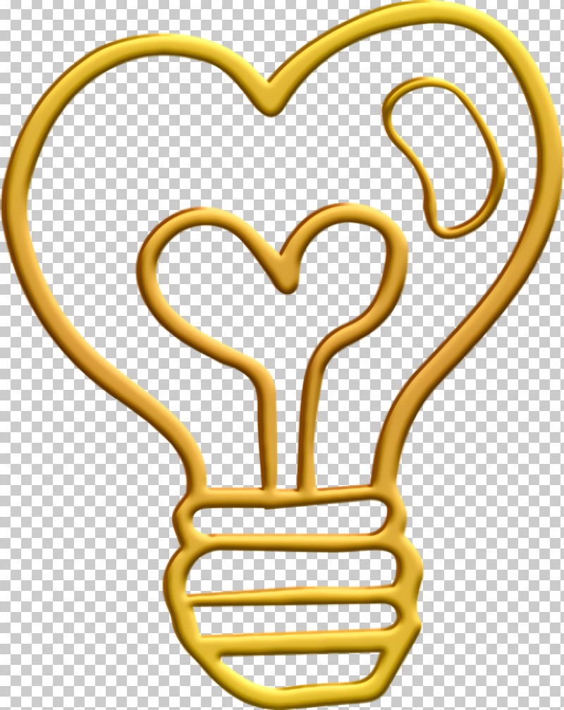 Icon Hand Drawn Love Elements Icon Light Bulb Icon PNG, Clipart, Geometry, Hand Drawn Love Elements Icon, Heart, Human Body, Icon Free PNG Download