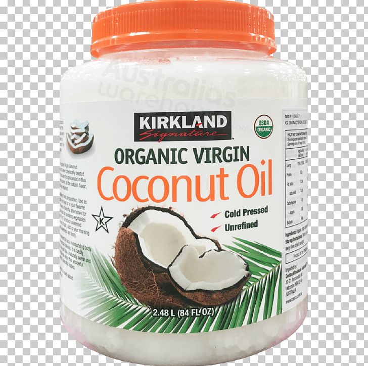 Kirkland Organic Food Coconut Oil PNG, Clipart, Coconut, Coconut Oil, Costco, Cream, Ecocert Free PNG Download