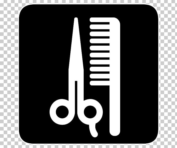 Beauty Parlour Barbershop Symbol PNG, Clipart, Barber, Barbershop, Beauty Parlour, Black And White, Brand Free PNG Download