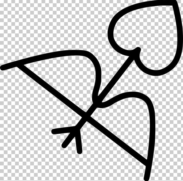 Computer Icons Cupid PNG, Clipart, Angle, Area, Arrow, Black And White, Bow Free PNG Download