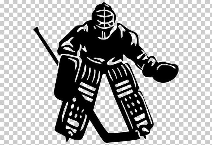 Ice Hockey Goalkeeper Sticker Car PNG, Clipart, Black, Black And White, Bumper, Bumper Sticker, Car Free PNG Download