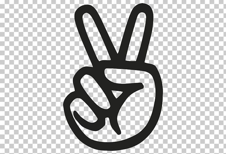 V Sign Peace Symbols Decal Sticker Logo PNG, Clipart, Area, Black And White, Decal, Finger, Gesture Free PNG Download