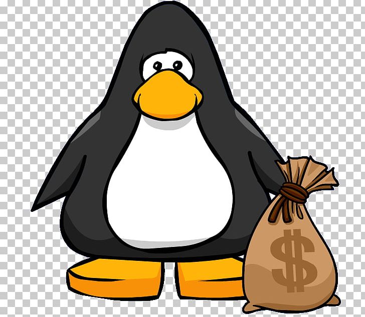 Club Penguin Money Bag Bank PNG, Clipart, Artwork, Bag, Bank, Beak, Bird Free PNG Download