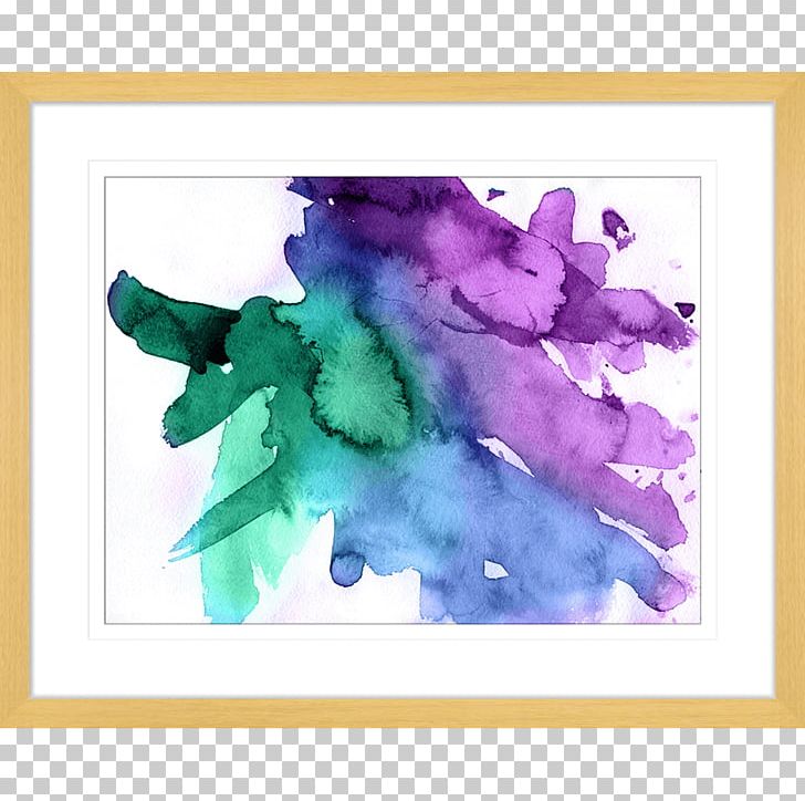 Watercolor Painting Work Of Art Portrait PNG, Clipart, Art, Blue, Canvas, Flower, Green Free PNG Download