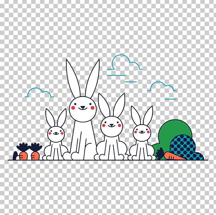Easter Bunny European Rabbit PNG, Clipart, Abstract Lines, Animals, Area, Art, Cartoon Free PNG Download