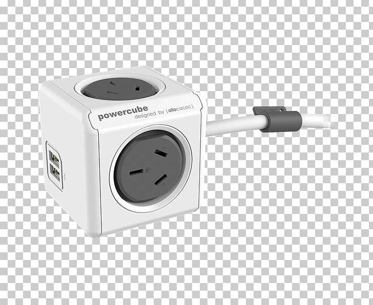 AC Adapter AC Power Plugs And Sockets Allocacoc PowerCube Extended USB 1.5m PNG, Clipart,  Free PNG Download