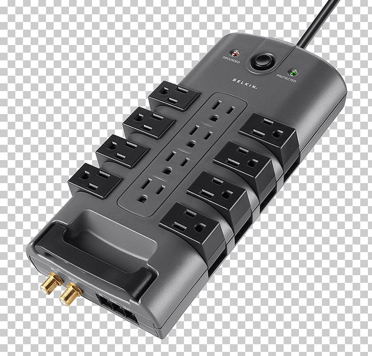 Surge Protection Devices AC Power Plugs And Sockets Power Strips & Surge Suppressors BELKIN Pivot-Plug Surge Protector PNG, Clipart, Ac Power Plugs And Sockets, Adapter, Computer, Computer Component, Consumer Electronics Free PNG Download