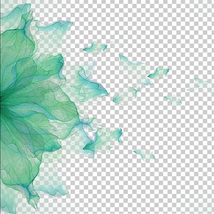 Watercolor Painting Drawing Flower PNG, Clipart, Aqua, Art, Background Green, Color, Drawing Free PNG Download