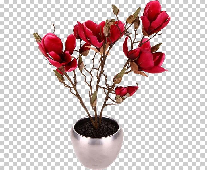 Magnolia Flowerpot Crock Plant PNG, Clipart, Artificial Flower, Blossom, Branch, Ceramic, Cicekler Free PNG Download