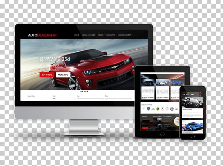 Car Dealership Responsive Web Design Template Joomla PNG, Clipart, Automotive Design, Car, Car Dealership, Display Advertising, Electronics Free PNG Download