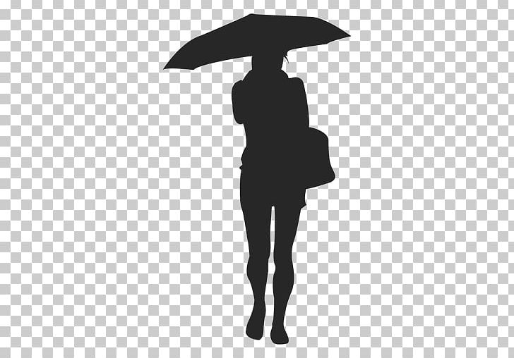 Umbrella Silhouette Drawing Woman PNG, Clipart, Black, Black And White, Child, Drawing, Joint Free PNG Download