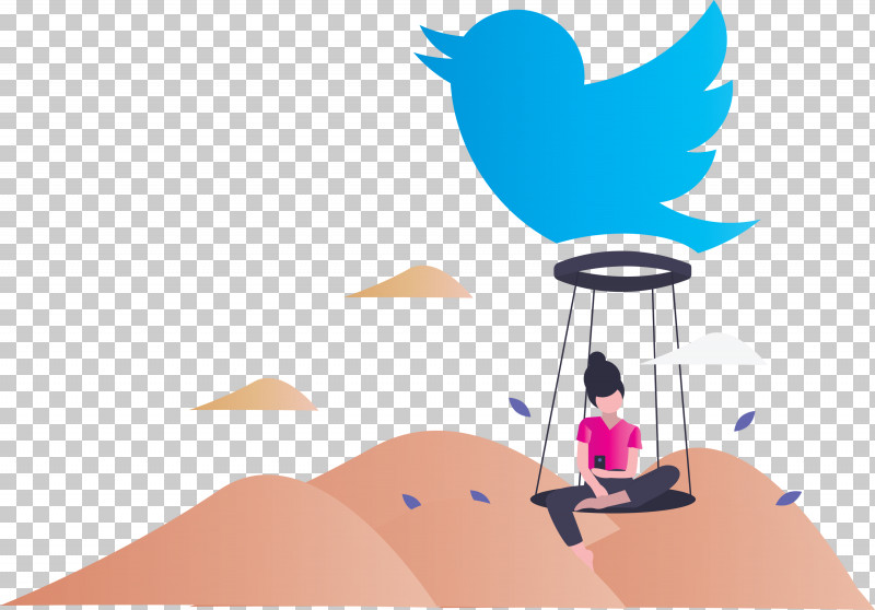Twitter Girl PNG, Clipart, Cartoon, Girl, Twitter, Wing Free PNG Download
