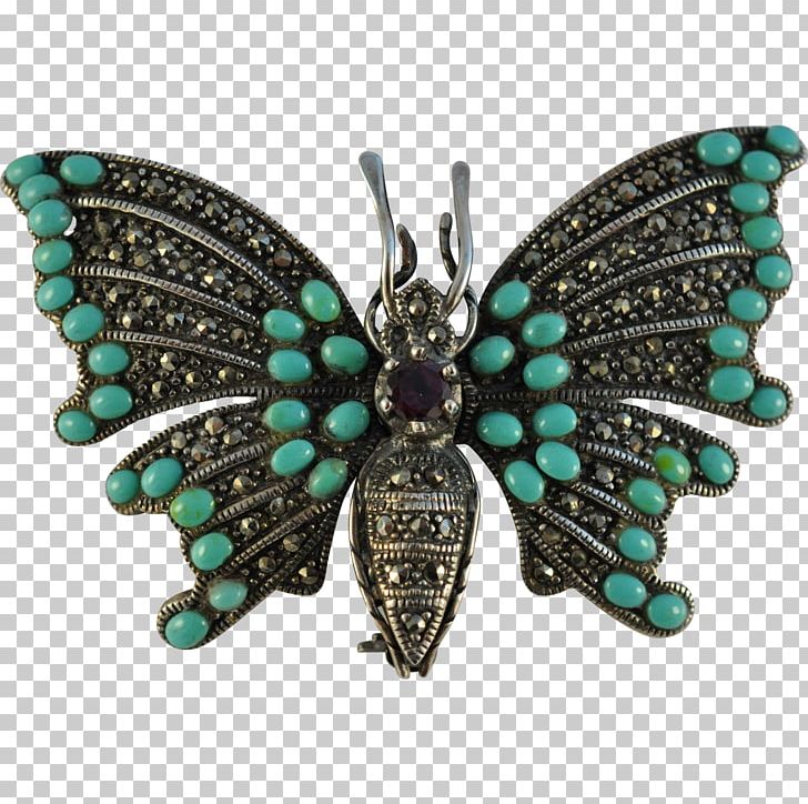 Insect Butterfly Jewellery Brooch Turquoise PNG, Clipart, Animals, Brooch, Butterflies And Moths, Butterfly, Clothing Accessories Free PNG Download