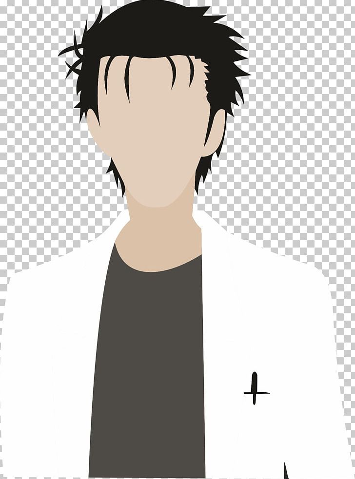 Rintarou Okabe Steins;Gate Kurisu Makise Minimalism Desktop PNG, Clipart, Arm, Black, Black Hair, Boy, Brown Hair Free PNG Download