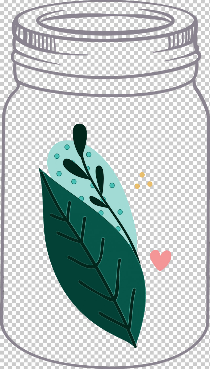 Leaf Teal Plants Biology Science PNG, Clipart, Biology, Leaf, Mason Jar, Paint, Plants Free PNG Download