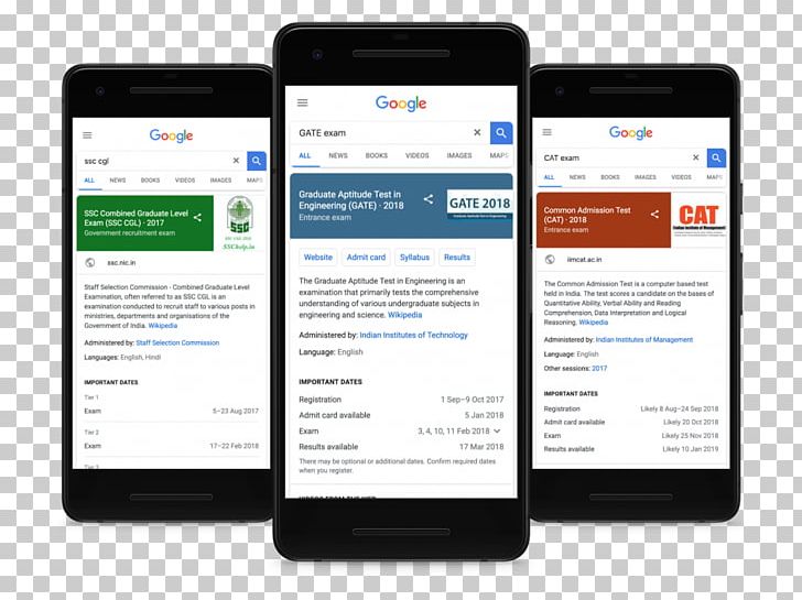 Smartphone Common Admission Test (CAT) · 2018 India JEE Main Google Search PNG, Clipart, Brand, Electronic Device, Electronics, Gadget, Google Free PNG Download