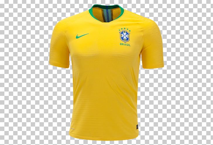 2018 World Cup Brazil National Football Team Jersey T-shirt PNG, Clipart, 2018 World Cup, Active Shirt, Brazil, Brazil National Football Team, Clothing Free PNG Download