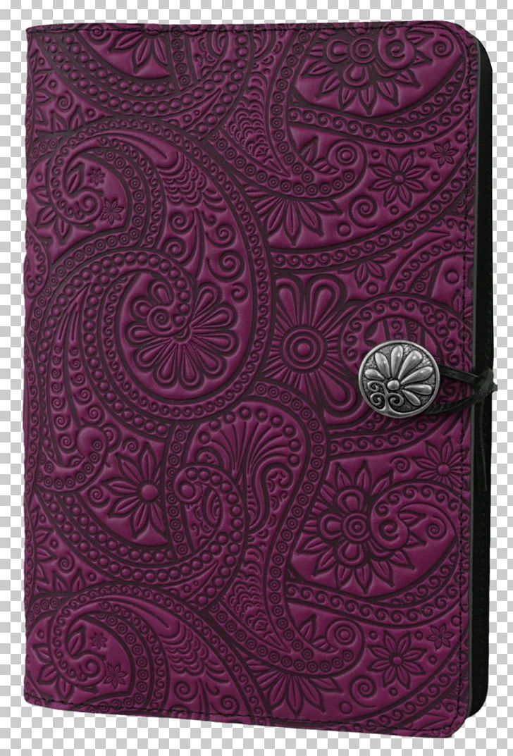Paisley Notebook Leather Purple PNG, Clipart, Book Cover, Button, Leather, Magenta, Midcover Design Free PNG Download