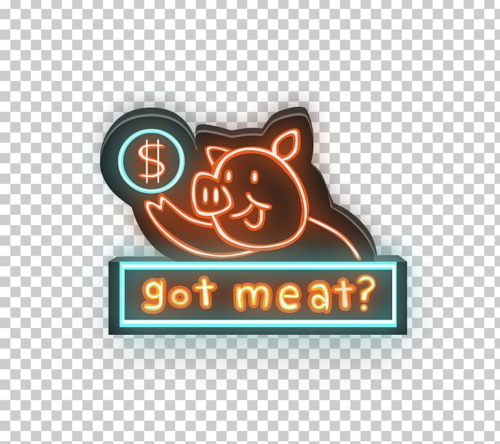 Neon Sign Domestic Pig Neon Lighting PNG, Clipart, Domestic Pig, Meat, Neon Lighting, Neon Sign Free PNG Download