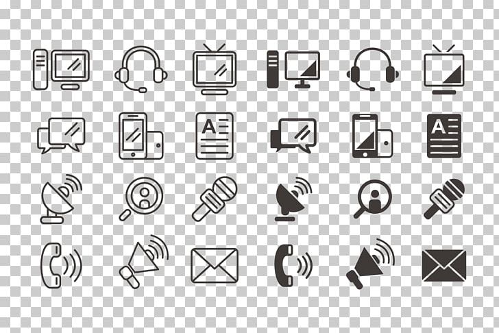 Computer Icons Communication Symbol Social Media PNG, Clipart, Angle, Black And White, Brand, Circle, Communication Free PNG Download