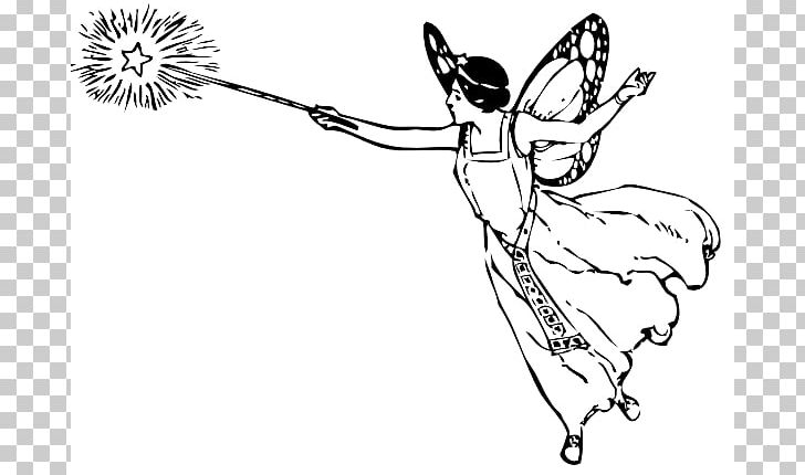 Wand Fairy Drawing PNG, Clipart, Arm, Black, Branch, Cartoon, Face Free PNG Download