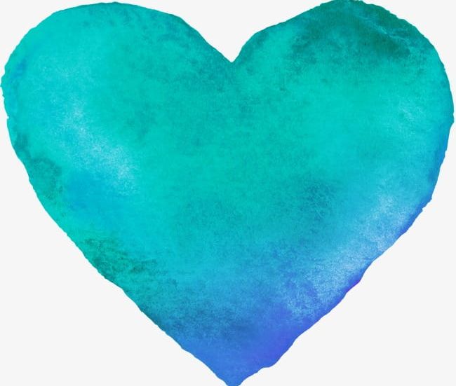 Watercolor Effect PNG, Clipart, Blue, Effect Clipart, Heart, Ink, Ink Marks Free PNG Download