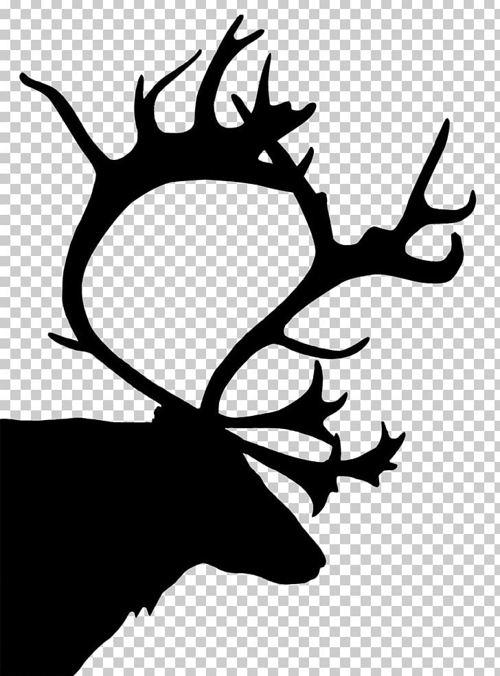 Reindeer Silhouette Christmas PNG, Clipart, Antler, Art, Artwork, Black And White, Black Christmas Free PNG Download