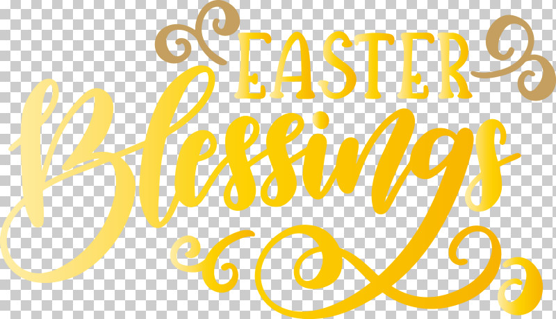 Happy Easter PNG, Clipart, Happy Easter, Line, Text, Yellow Free PNG Download