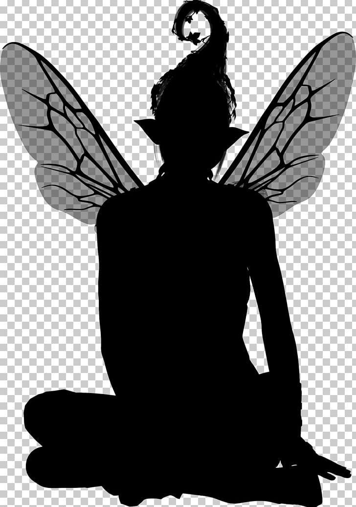 Silhouette Fairy PNG, Clipart, Animals, Art, Black And White, Butterfly, Fairy Free PNG Download