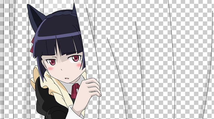 Oreimo Desktop Anime Fan Art PNG, Clipart, Anime, Art, Black Hair, Cartoon, Catgirl Free PNG Download